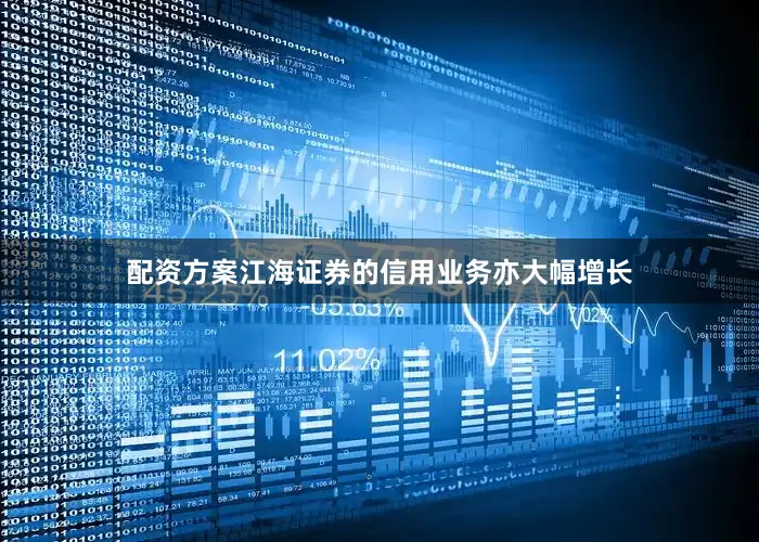 配资方案江海证券的信用业务亦大幅增长