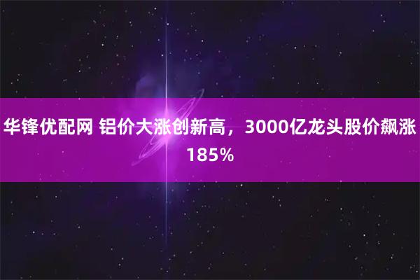 华锋优配网 铝价大涨创新高，3000亿龙头股价飙涨185%